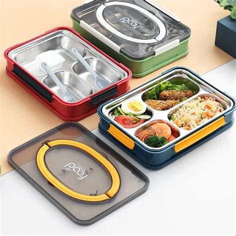 microwave safe stainless steel lunch box|leak proof lunch box containers.